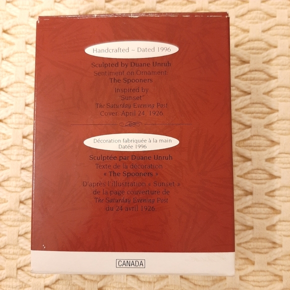 Hallmark Keepsake Norman Rockwell Ornament Little Spooners - Picture 6 of 6